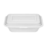 450ml Bagasse Sugarcane Molded Pulp Clamshell