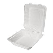 8 x 8 inch , 9 x 9 inch , 10 x 10 inch Bagasse Sugarcane Clamshell