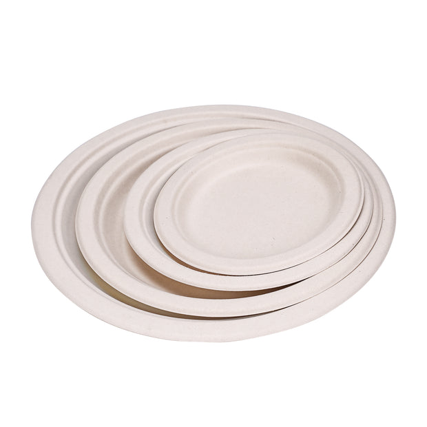 6 inch 7 inc  9 inch 10 inch Bagasse Sugarcane Round Plate