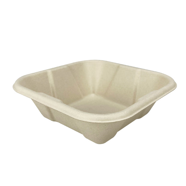 650ml 1000ml Sugarcane Bagasse Square Container