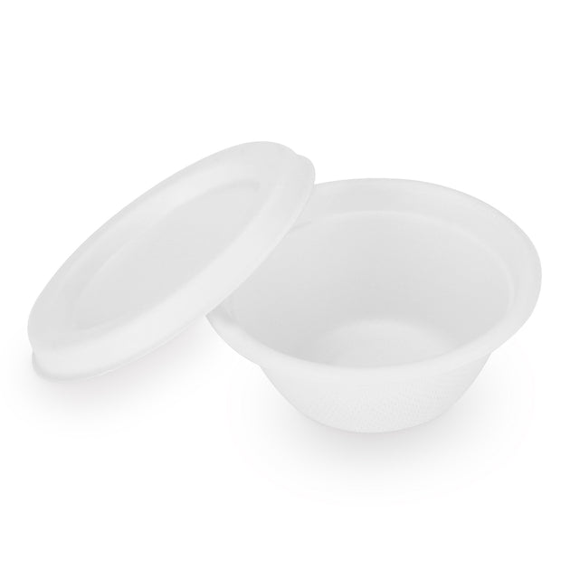 2oz 4oz 500ml 750ml Bagasse Sugarcane Cup and Lid