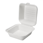 6 inch Bagasse Sugarcane Hamburger Box