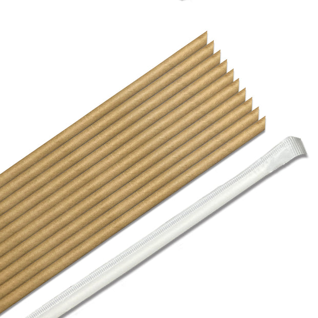 Paper Straw Individual Wrapped Packing