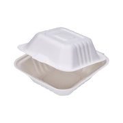 6 inch Bagasse Sugarcane Hamburger Box