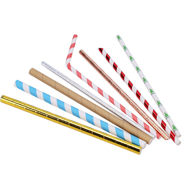 Bendable Flexible U Paper Straws