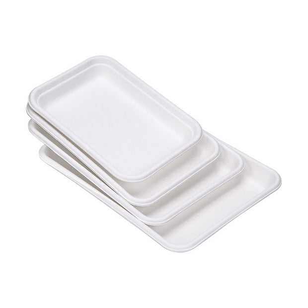 Composatable Biodegradable Sugarcane Bagasse Pulp Tray