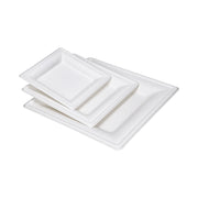 5inch 6inch 8inch 10inch Bagasse Sugarcane Square Plate