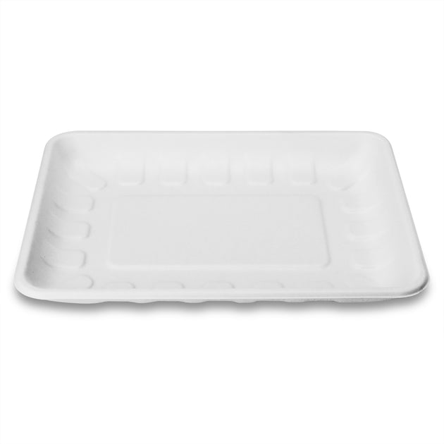 Sugarcane Bagasse Tray Meat Tray Fruit Tray Vegetable Tray – Grizzlies  Industry