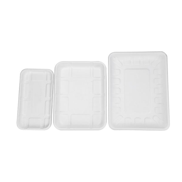 Sugarcane Bagasse Tray Meat Tray Fruit Tray Vegetable Tray
